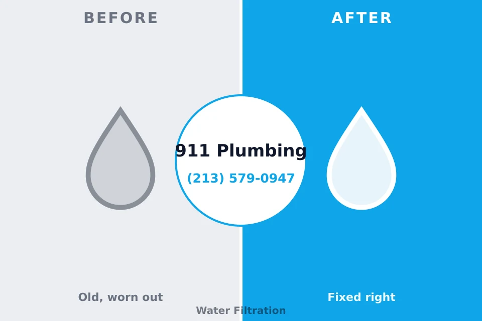 Before and after: plumbing repair Ellerslie, GA